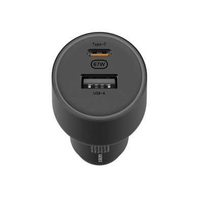 Xiaomi 67W Car Charger Duo 2A Black	